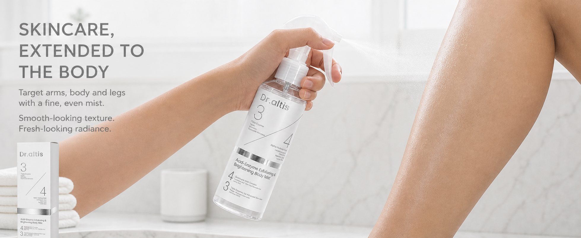 Dr.altis body skin care concept