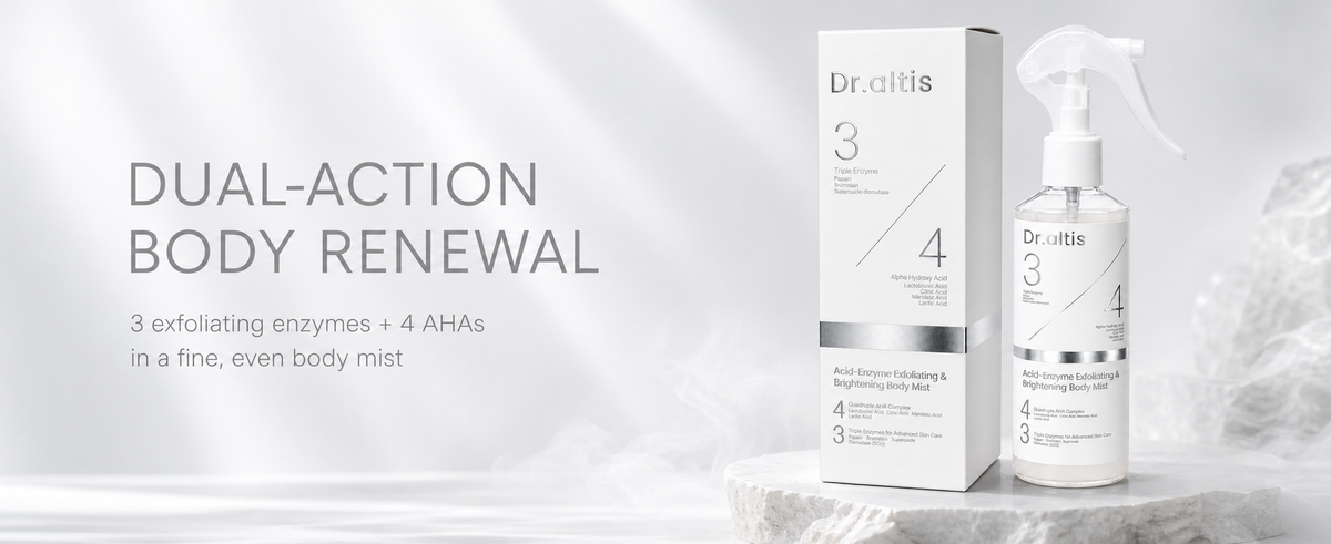 Dr.altis body mist campaign image