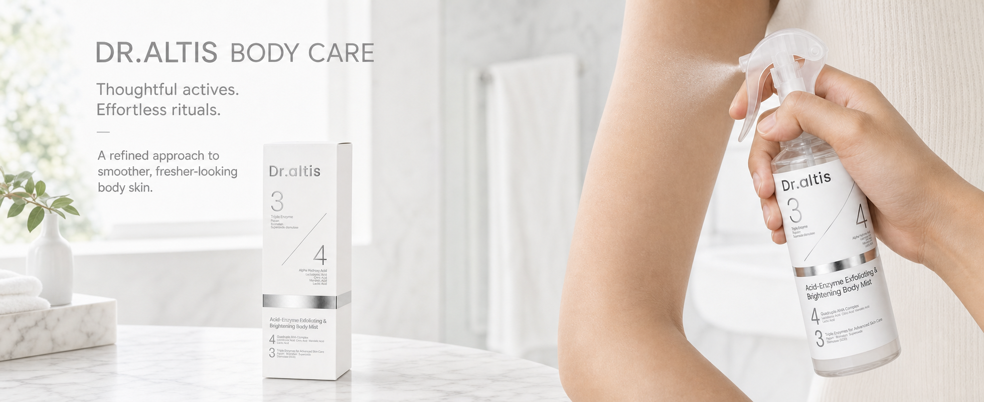 Dr.altis body mist lifestyle image