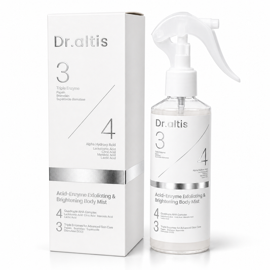 Dr.altis Acid-Enzyme Exfoliating and Brightening Body Mist with box